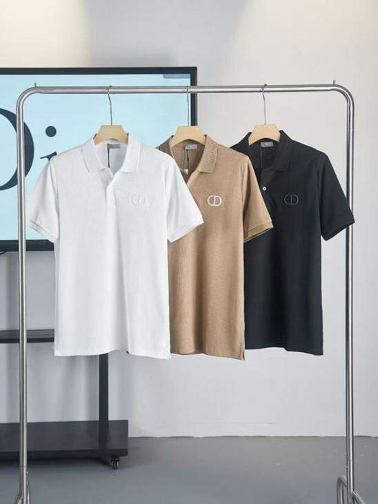 Picture of Dior Polo Shirts Short _SKUDiorM-2XL8qx19228595